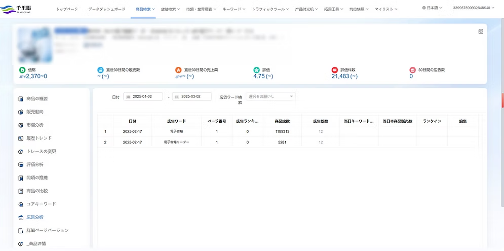 広告分析